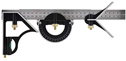 0-300mm Combinaison Réglable Carré Multifonction Angle Droit Règle Ingénieur Outil de Mesure
