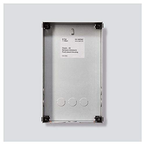 Siedle und Söhne Siedle 210007733-00 Accesorio para intercomunicador de Puerta Accesorios de Montaje Plata, Multicolor