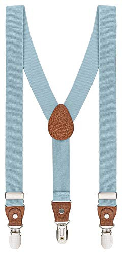 BomGuard Bretelle per Bambini – regolabili – altezza ca. 90–125 cm – Azzurro Chiaro