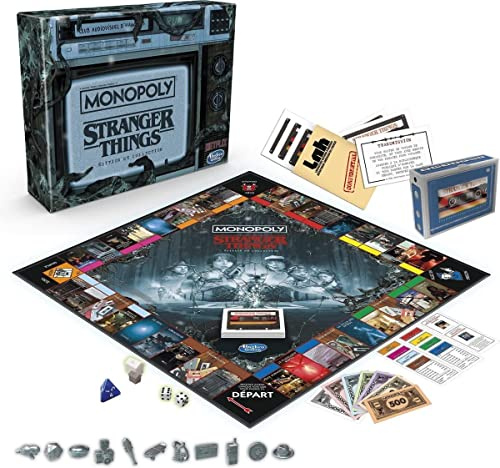 Hasbro Monopoly Game Stranger Things Jeu de Société Édition Collector pour Enfants de 14 Ans et Plus, Version Française