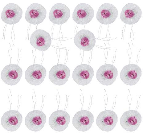 Lot de 20 Bas Lumineux pour Lanternes à Gaz, Manteaux de Lampe à Kérosène Gaz Camping Lumière Maille Tissu Lanterne Accessoires Double Tête