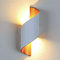 Chrasy Moderne LED Wandleuchte IP65 Metall 10W Spiralförmig Aluminium für Leuchtmittel (Weiß)