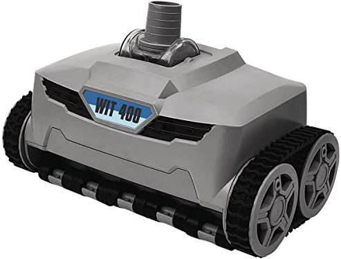 Robot de Piscina de succión hidráulico Faster - Suministrado con 12 tramos de Tubos de 1 m - Estructura: ABS + Pom - Color: Gris