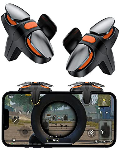 Ozkak Mobile Controller Trigger Schnellfeuer Rapide Fire 6 Stufen L1R1 Auslöser Handy für PUBG COD Android iOS