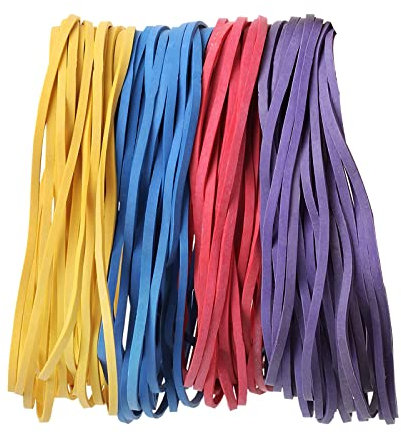 ZZLBZN 25 elastici grandi in gomma, robusti, spessi ed elastici, elastici naturali, per scuola, casa, ufficio, artigianato industriale, fai da te, uso quotidiano, 180 mm