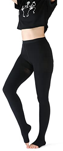 VARCOH medias de compresion medias Para Mujeres Punta Abierta Para Mujeres, Compresion Mujer Circulacion Calcetines de 20-30 mmHg Para para DVT, Maternidad, Medias de Compresion Hombre