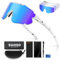 suoso Fahrradbrille-Herren-Damen-Sportbrille-Schnelle Brille-Rave Brille-Polarisierte-Sonnenbrille-Rennrad Brille-UV400 Schutz-Sunglasses-Men-Women-Ski Brille-Mtb Brille-für Fahrrad-Skifahren,1