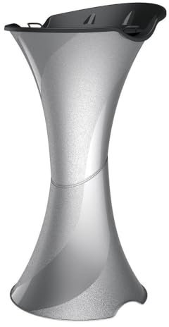 Standaschenbecher für Draußen Aschenbecher Outdoor Aschenbecher für Draussen stehend mit Sand Stand Aschenbecher Aussen (Silber)