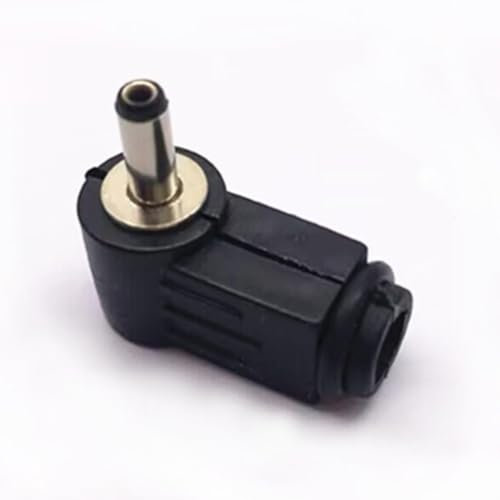 RUITEXUN Connettore a saldare maschio DC 3,5x1,35 mm, connettore a saldare DC 3,5 mm x 1,35 mm maschio ad angolo retto da 90 gradi Adattatore connettore fai da te a saldare