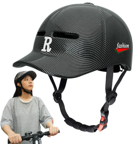 Cappello da baseball da 32 cm, per adulti, protezione solare, per donne e uomini, scooter, sport su strada, pendolari, attività all'aperto, attrezzatura di sicurezza