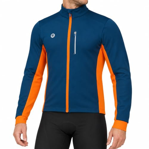 Przewalski Cycling Bike Jackets for Men Winter Thermal Running Jacket Windproof Breathable Reflective Softshell Windbreaker