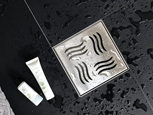 Duschrinne Bodenablauf quadratisch, 150x150 mm