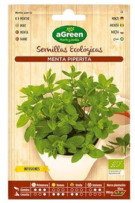 aGreen Elektro sobre Semillas Eco Menta Marca