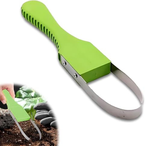 1 Pieza Extractor de Malas Hierbas Desbrozadora de Acero Inoxidable Weeder de Mano de Jardín Escardador Herramientas Arrancador de Hierbas Manual para Escardar