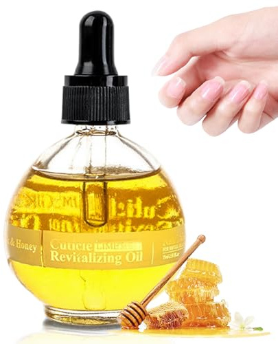 Nail Cuticle Oil, 75ml Natürliches Nagelöl für Nagelhaut und brüchige Nägel, nagelpflegeöl für dünne Nails, Repair Intensivpflege, geschmeidige Nägel Nagelhaut - Nagelpflegeprodukte für Händ（Honig）