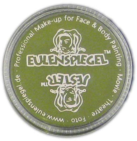 Eulenspiegel - 504444 - Crème de maquillage, vert, 35 ml, Make Up pour face et bodypainting