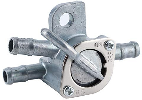 MUNEFE Valvola ina Rubinetto Gas Combustibile, Interruttore ina in Acciaio, Rubinetto Carburante Filettato Adatto Per CRF 250X 2004-2017, CRF450X 2005-2017