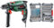 Bosch Home and Garden Hammer Drill UniversalImpact 700 (700 W, in Carrying case) + 35 Pieces MultiConstruction Drill Bit & Impact Control Screwdriver Bit Set (Pick and Click, HEX-9, Accessories)