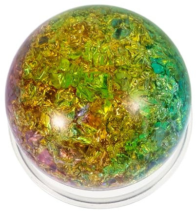 IMIKEYA 1ensemble Boule Verre Décorative à Effet Glacé De Sphères Verre pour Décorations De Maison Et Bureaux Aquariums Paysages De Thé Et Fontaines Installation Facile