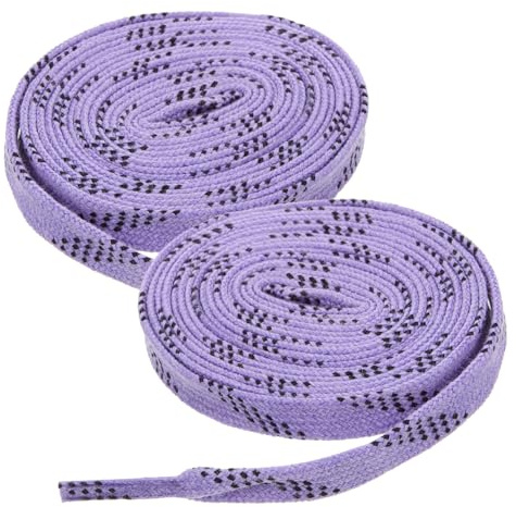 HOODANCOS Cordones Confeccionados en Poliéster y Algodón para Patines de Hockey Resistentes al Desgaste Prácticos Alta Resistencia Ideales para Deportes de Hielo