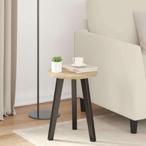 Bucmath Sonoma ek bordsskiva 30 x 30 x 1,5 cm, trämaterial, kvadratisk, matt, robust för skrivbord, soffbord, sidobord, mångsidig, modern