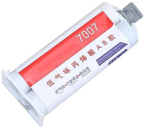 MasYosh Colla AB, Adesivo Acrilico Bicomponente Ad Alta viscosità, 5 Minuti di Asciugatura Rapida, con capacità di Riparazione per Calafataggio, per Metallo, Ceramica, Vetro, Legno,