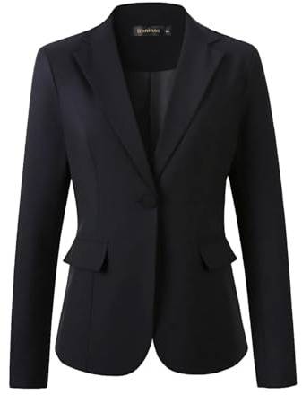 Womens Business Casual Blazer Office Work Solid Suit Jacket