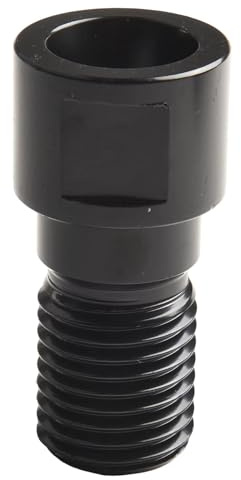 Auratrove Adattatore filettato per punte da trapano, convertitore maschio M22 a femmina 1-1/4-7, acciaio al cromo 85 mm nero per perforazione su roccia dura