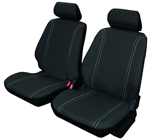 VIP Fundas delantareras para asiento de coche universales, modelo DUERO, color gris y negro