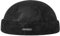 Stetson Pigskin Dockermütze Herren - In der EU gefertigt - Aus 100% Leder - Mit Baumwollfutter - Größenverstellbar durch Klettverschluss - Biker-Mütze - Docker Herbst/Winter schwarz M (56-57 cm)