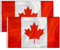 2 Stück Kanada Fahne | Flagge Canada | Wetterfeste Kanadische Flagge mit Messing-Ösen | Fahne Flagge CA Canada Kanada | 90 x 150 cm | Kräftige Farben | Top Qualität