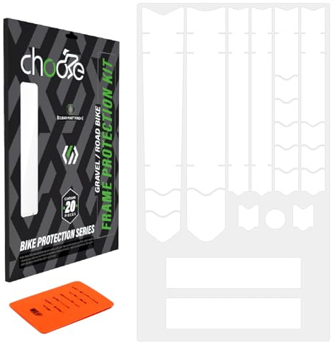 CNCLOL Protezione Telaio Bici,Pellicola Protettiva Telaio per MTB/Bici Gravel/ebike/Bici da Corsa/Enduro/Downhill, Adesivi Telaio Protezione Bicicletta Opaco, Trasparente, Protezione Avanzata.