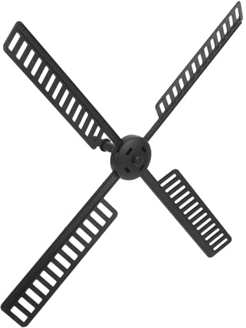 GRADENEVE Set Pale Mulino a Vento da Giardino in Plastica Resistente, Accessori per Mulino a Vento Solare da Cortile, Foglie Rotanti per Decorazioni Esterne Impermeabili