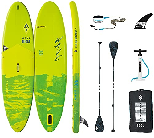AQUATONE Wave Allround 10'6'' iSUP Set, 320x81x15cm, Volumen 300L, Allround Stand-up Paddle Board-Set, unisex