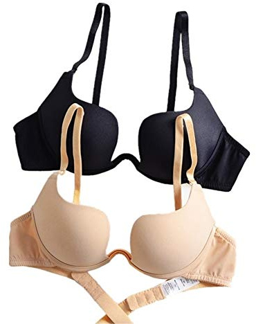 ZUKULIFE Femme Perfect Deep-V Plunge - Soutien-Gorge de Tous Les Jours