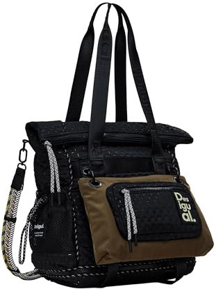 Desigual Women's Accessories Nylon Backpack Big, Schwarz