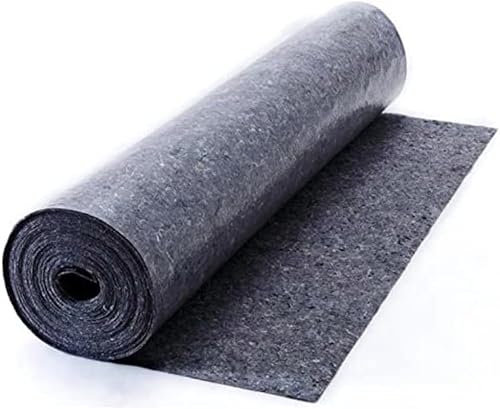 DETERMONDO Feltro Protettivo Pavimenti Multiuso Grigio Rotolo 1x10m 220 g/m2 Assorbente Antigoccia Copritutto Telo Copertura per Pittura Vernici Solventi Protezione Imbianchino 50 Metri