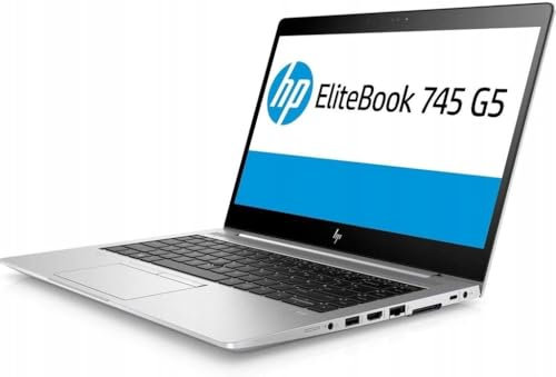 HP EliteBook 745 G5 Portatile, Notebook con display 14 FHD, Ryzen 3 Pro 2300U, 16GB RAM, 256GB SSD, WiFi + Sim 4G LTE, Qwerty US, WIN 11 PRO (Ricondizionato)