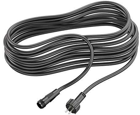 ledscom.de Câble de rallonge pour système de Connexion Nemo (IP44), 5 m, Noir