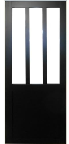 LAURE 26 Porte Style Atelier Noire 204X83
