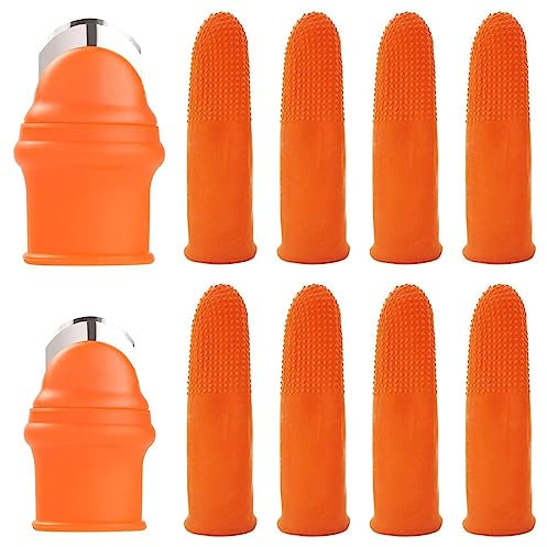 Set da 2 pezzi Attrezzi Giardinaggio per Orto e Giardino, Attrezzi Orto e Attrezzi giardinaggio Professionali , Attrezzi Giardino e Coltello agricoltura per Raccogli Frutta, Gardening Thumb Knife