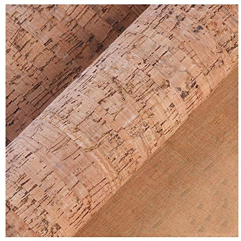 Kork Tyg äkta Kork Läder Lakan Mjuk Tryckt Lättvikt Tyg I Naturlig Färg För Diy Craft 137x100cm(Color:11#)