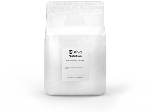 Puriva Nutrition Inulin Powder, from Chicory Root, 1 Pound