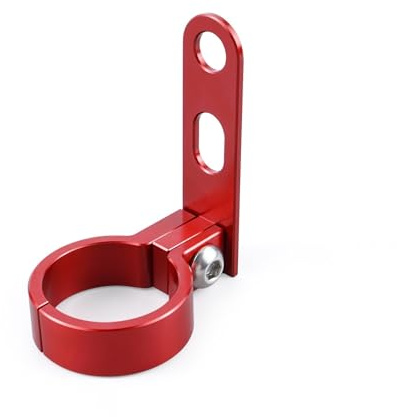 MEXWLOP Support de tuyau frein avant moto, support, Guide câble serrage XR650L XR 650 L 1993-2024 2022 billette d'aluminium Attache de tube de frein de vélo(Rot)