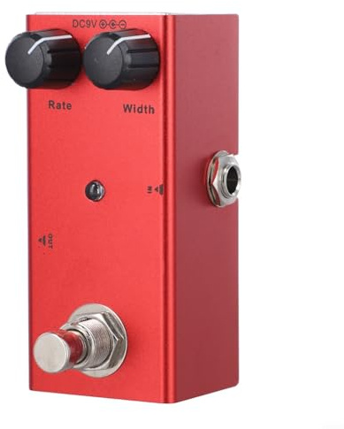 ZYNCUE Pédale d'effet portable pour guitare - Distorsion Delay Chorus Tremolo Digital Overdrive