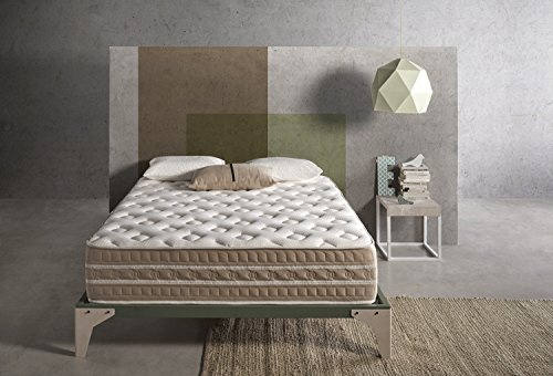 simpur Relax | madrasstjocklek 30 cm bio termisk Cashmere® | Bio in Memorie Schaum Bio Natur® + Rest Foam Soft® | tissu av högklassig kashmir bio | System Multi Zone Slepp med 11-zoner | Bio ELECTRIQUE. | Antistatisk. | hypoallergen. | certifierad kolterapi | ® Öko-Tex® | Certifiering ISO 9001 ® | 5 års garanti, 160 x 200 cm