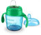 Philips Avent Mundstück Becher - Tasse mit weichem Mundstück zum leichten Trinken - Integriertes Ventil verhindert das Abfüllen beim Trinken - Spülmaschinenfest - SCF551/05, transparent