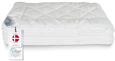 Arctic Bettdecke 135x200 cm – 4-Jahreszeiten Mikrofaser Steppdecke mit Druckknöpfen Teilbar – Oeko-Tex Zertifiziert – Waschbar bei 40°C