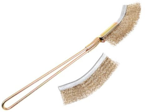 FOMIYES Brosse De Nettoyage À Cage À Oiseaux en Acier Inoxydable avec Long Manche Pratique pour Nettoyer Facilement Les Cages De Perroquets Et Accessoires Cage Oiseaux