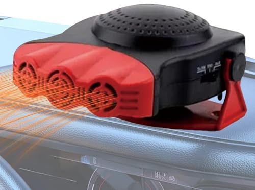 Schneldl Chauffage de dégivrage de voiture, chauffage portable, déshumidificateur efficace, chauffage de pare-brise de voiture, dégivreur de chauffage de voiture pour véhicules